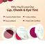 Mamaearth Nourishing Natural Lip Cheek and Eye Tint with Vitamin C and Beetroot - Beet Red - 4 g -326052079 image