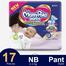 MamyPoko Pants Premium Extra Absorb Pant System Baby Diaper (Newborn Size) (0-5Kg) (17Pcs) image