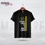 Manfare Premium Graphics T Shirt Black Color For Men image
