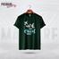 Manfare Premium Graphics T Shirt Bottle Green Color For Men image
