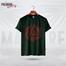 Manfare Premium Graphics T Shirt Bottle Green Color For Men image