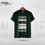 Manfare Premium Graphics T Shirt Bottle Green Color For Men image