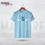 Manfare Premium Graphics T Shirt Turquoise Color For Men image