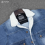 Manfare Premium Sherpa Lined Denim Jacket For Men image