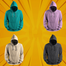 Manfare Premium Winter Random 1 Pcs Hoodie For Men image