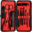 Manicure Set Pedicure Nail Clippers 15 Pcs Stainless Steel Professional image