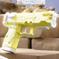 Manual Burst Ice Blast Water Gun Toys Revolver Water Gun Water Fight Printing Glock Water Gun -1pcs image