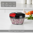 Manual Vegetable Chopper Kitchen Speedy Chopper Garlic Cutter Vegetable image