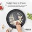 Marble Granait Coated Non-Sticky 24cm Fry Pan Wuth Glass Lid image