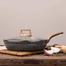 Marble Granait Coated Non-Sticky 24cm Fry Pan Wuth Glass Lid image