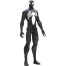 Marvel Spider Man Ultimate Spider Man Titan Hero Series Black Suit Spider Man Figure 12 Inch image