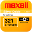 Maxell Sr616sw 321 1.55v Silver Oxide Button Cell Watch Battery 1Pcs image