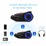 Maxto M3s Motorcycle Bluetooth Helmet Headset Intercom Waterproof 2k Sony Lens Wifi 1440p Video Recorder image