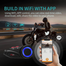 Maxto M3s Motorcycle Bluetooth Helmet Headset Intercom Waterproof 2k Sony Lens Wifi 1440p Video Recorder image