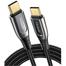 Mcdodo 100W Gold Plated USB-C To USB-C PD Fast Charging Cable Type-c To Type-c Cable For MacBook And Type-c Mobile Phones image