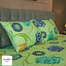 Allora Meadow Dream Print Bedsheet – Green ( 7.5 ft by 8.33 ft) with 2 Pillow Covers (18x26 image