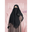 Meher 3 Layer Ready Hijab | Black image