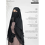 Meher 3 Layer Ready Hijab | Black image
