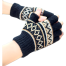 Men’S Fingerless Winter Gloves Warm Knitted Half Gloves image