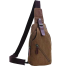 Mens Canvas Crossbody Chest Shoulder Messenger Bag image