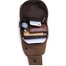 Mens Canvas Crossbody Chest Shoulder Messenger Bag image