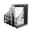 Mesh Magazine Holder 4 Slots File Rack Tray -Black image