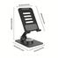 Metal 360° Rotating Stand Adjustable Foldable Cell Phone Stand image