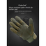 Military Grade Tactical Carbon Fiber Touch Screen Enable Hand Gloves For Bike (Heavy Duty Full Finger Protective Sports Gloves- Anti-slip,Breathable and Water Resistant) Army Green image