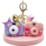 Mini Cute Stylish Camera Design Keychain with Tiny Decorative Bell and Durable Key Ring, Multicolor Accessory image