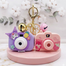 Mini Cute Stylish Camera Design Keychain with Tiny Decorative Bell and Durable Key Ring, Multicolor Accessory image