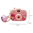 Mini Cute Stylish Camera Design Keychain with Tiny Decorative Bell and Durable Key Ring, Multicolor Accessory image