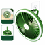 Mini Desktop Rechargeable Fan Portable Table and Camping Fan with LED Lamp image