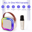 Mini Karaoke Speaker With Wireless Microphone – Portable Bluetooth Sound System image
