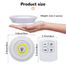 Mini Led Wireless Night Lamp With Remote Control Cob Bright Wall Light Without Battery image
