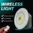 Mini Led Wireless Night Lamp With Remote Control Cob Bright Wall Light Without Battery image