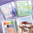 Mini Paint Pad,Mini Watercolour Paint Pad,Portable Pocket Watercolour Painting Book image