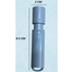 Mini Pocket Rechargeable Zoom LED Torch Light (Light Blue) image