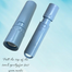 Mini Pocket Rechargeable Zoom LED Torch Light (Light Blue) image