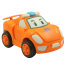 Mini Racing Friction Toy Racing De-Forming Car to Robot/ Push N Go Toys for Kids (car_friction_robot_o) Orange image