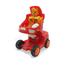 Mini Racing Friction Car To Robot Toy (car_friction_robot_red)- (Any Color) image