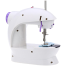 Mini Sewing Machine - Dual Speed Portable Mini Electric Pedal Double Threads Rewind Swing Machine image