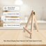 Mini Wood Display Easel Natural Craft Table Stand 6 Inchs image