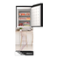 Minister M-242 Mirror Pink Glass Refrigerator image