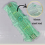 Mitu Home and Curtain BMN4 Baby Mosquito Net Foldable 10mm Steel Body 3 Folding System Aqua image