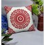 Mitu Home and Curtain Cushion Cover 100 Percent Cotton 16×16 Inch Washable Zipper 1 Pc image