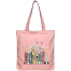 Mitu Home and Curtain Premium Zipper Canvas Tote Bag Trendy Women Shopping University And College Bag image