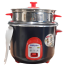 Miyako Beauty Rice Cooker Double Pot -Black And Red 2.8 Ltr image