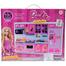 Modern Kitchen Toy Set Battery Operated Play Set with Refrigerator, Accessories, Fruits, Music and Lights, Pretend Play Toy (18X12 Inches) image
