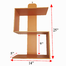 Modern S-Shape Bookshelf 3 Tier image