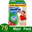 Molfix Pants System Baby Diaper (Maxi) (9-14 kg) (76pcs) image
